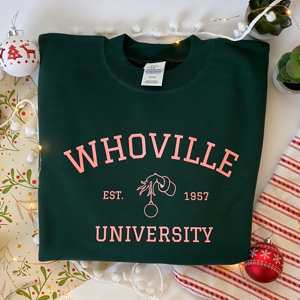 NEW- Whoville U Christmas Sweater - L